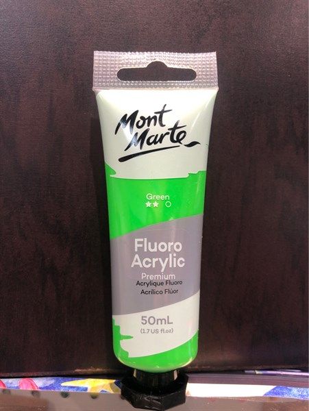 MM Fluoro Acrylic Paint 50ml - Green