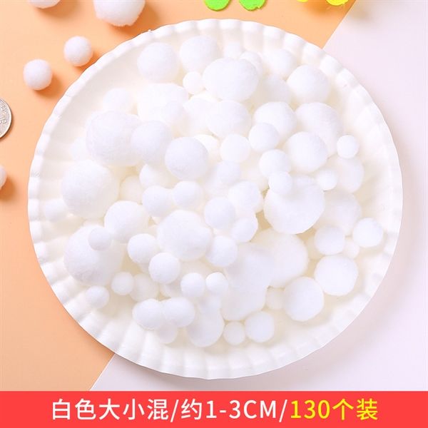 POMPOM TRẮNG 1-3CM-100C