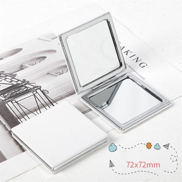 Gương trang điểm mini gập 2 mặt 002