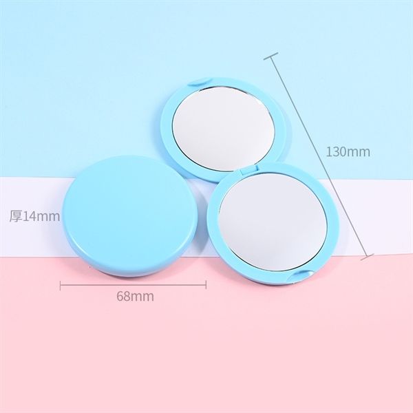 Gương trang điểm mini gập 2 mặt 002