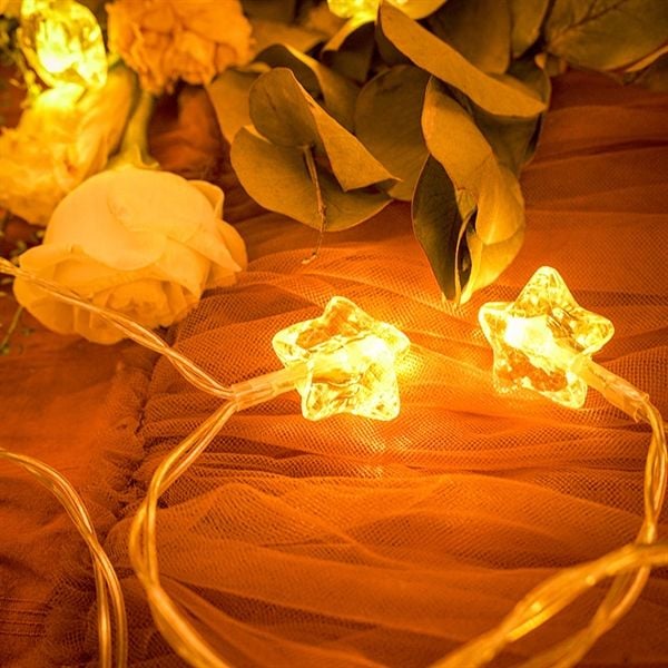 Đèn Led Dây Sao - Vàng 10M 220V