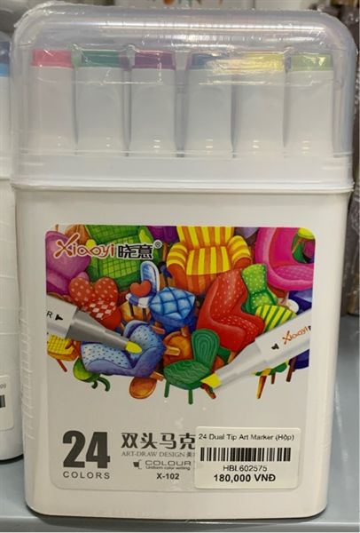24 Dual Tip Art Marker