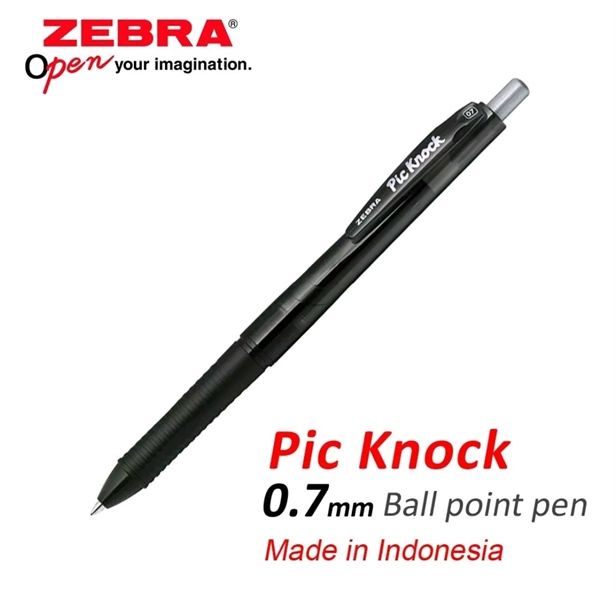 Viết bi bấm Pic Knock 0.5 - đen