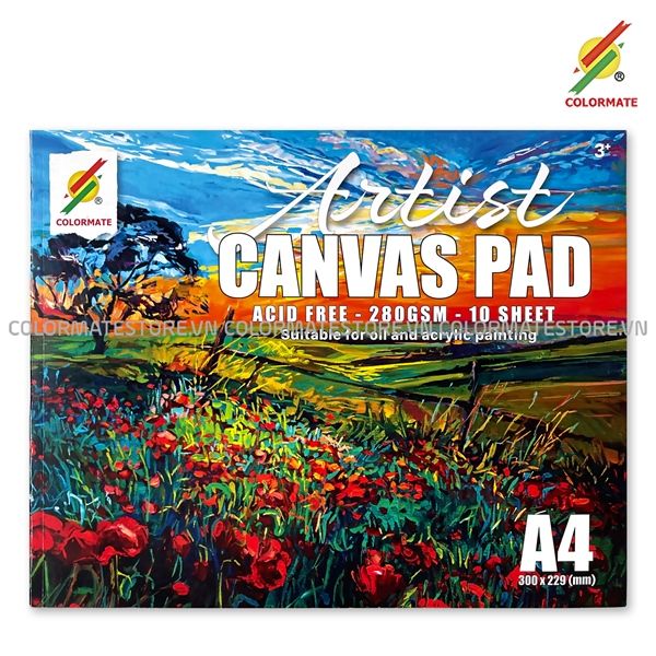 Sổ Canvas A4 10 Tờ 280GSM