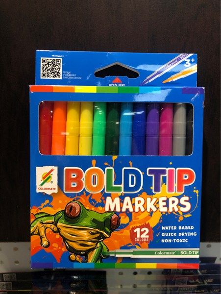 Bộ 12 bút lông Bold Tip Marker