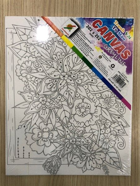 Bảng Tranh Vải Tô Màu Có Hình-Colormate