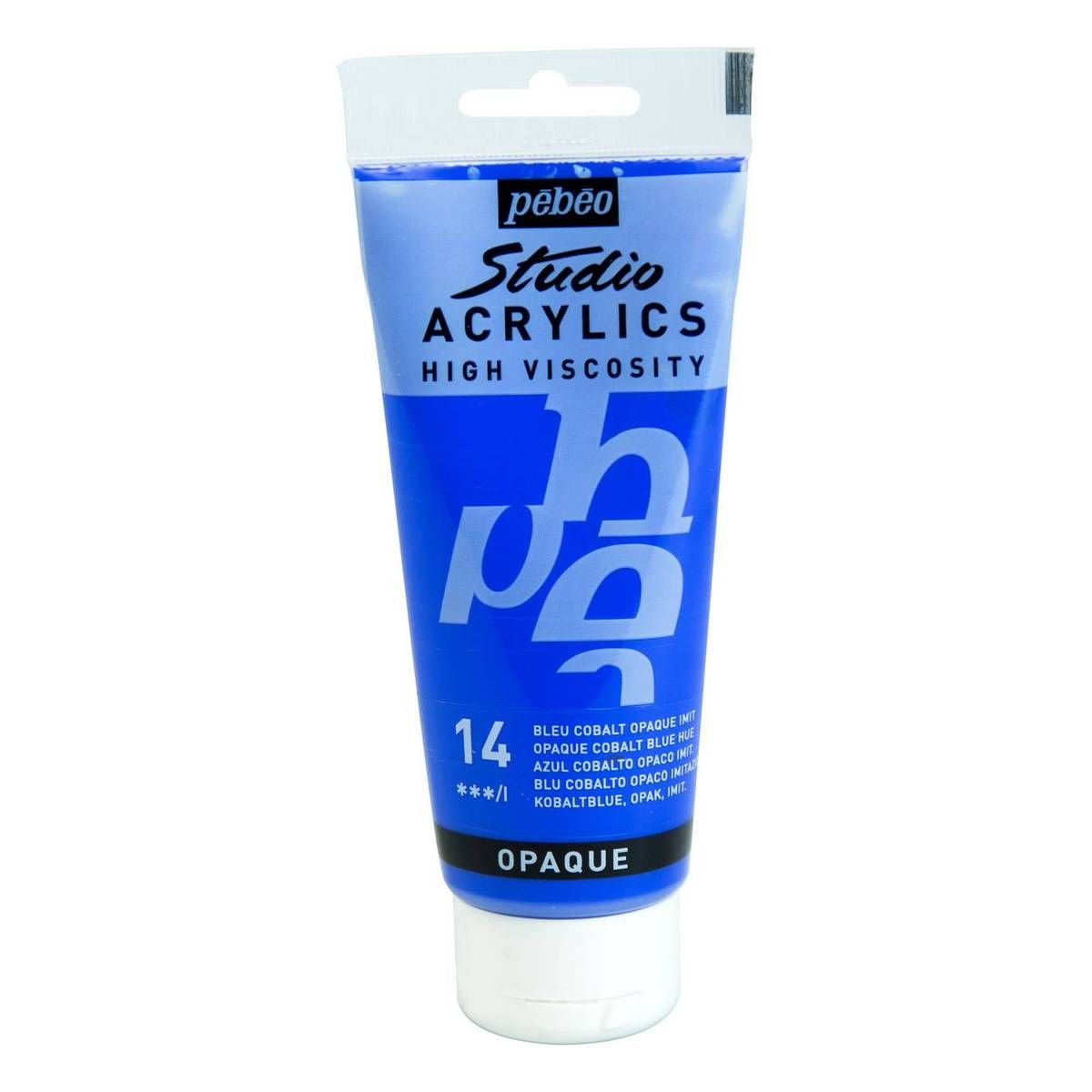 Studio acrylic 100ml Opaque Cobalt blue hue