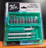  MM Hobby Knife Set SK5 Blades 13pc 