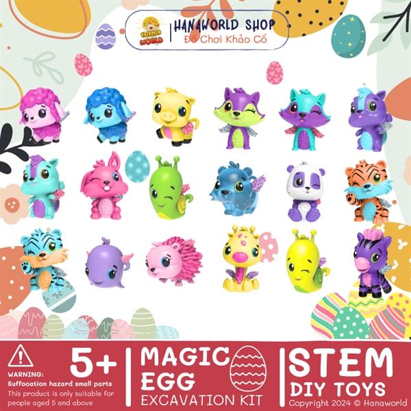 ĐỒ CHƠI KHẢO CỔ HATCHIMALS VỪA