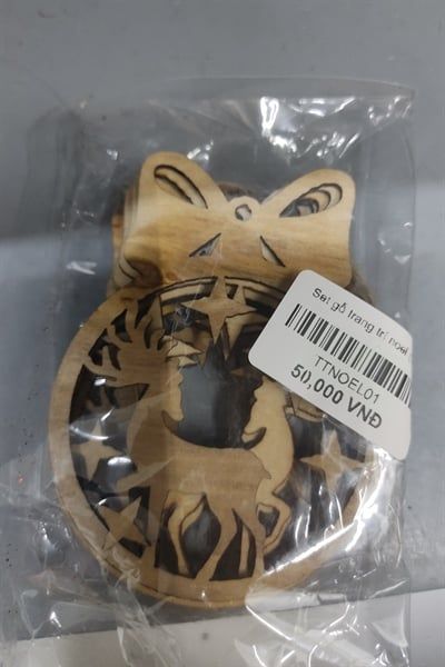 Set gỗ trang trí noel