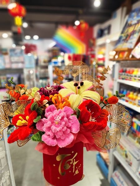 Chậu hoa kẽm nhung tết