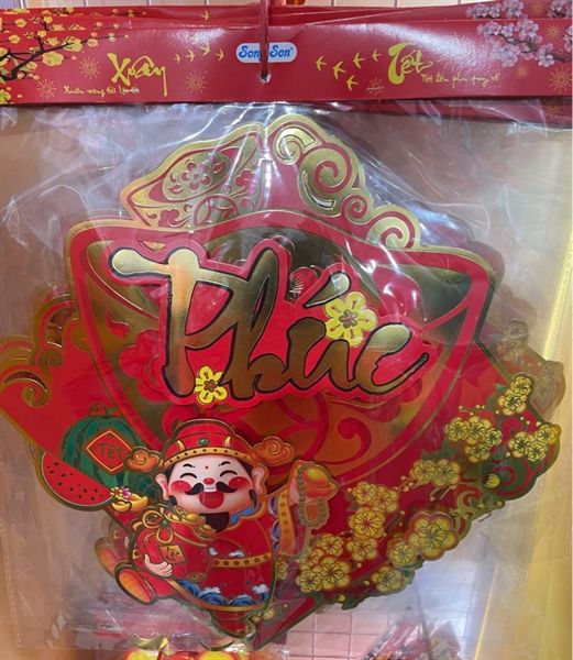 Liễn vuông thần tài nhỏ (30cm)