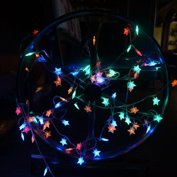 Đèn Led Dây Sao - Màu 1.5M Pin