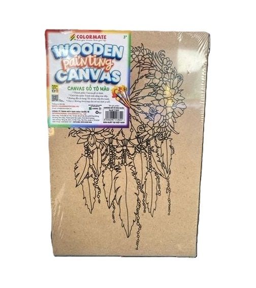 Canvas Gỗ Tô Màu 6x9-Colormate