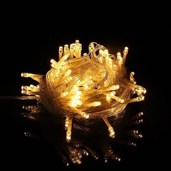 Đèn Led Dây Sao - Vàng 1.5M Pin