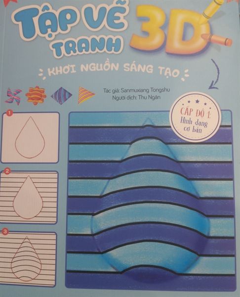 Tập vẽ tranh 3D, khơi nguồn sáng tạo