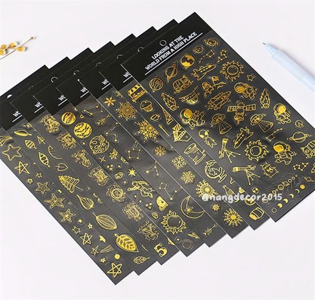 Sticker DS_ Black Golden