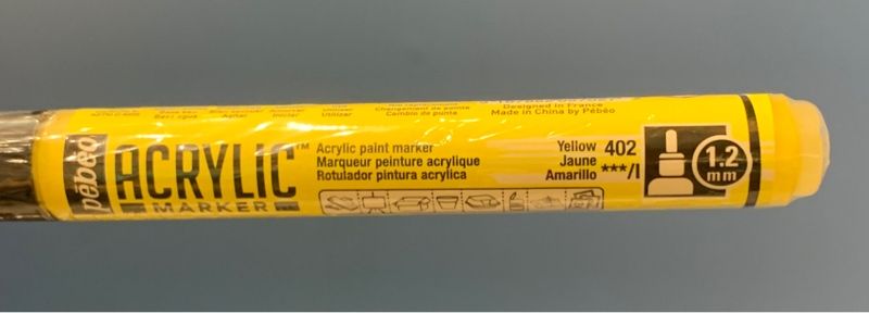 Acrylic Marker 1.2 Tip Yellow