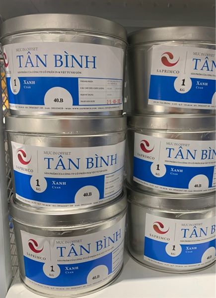 Mực in offset xanh dương 1kg