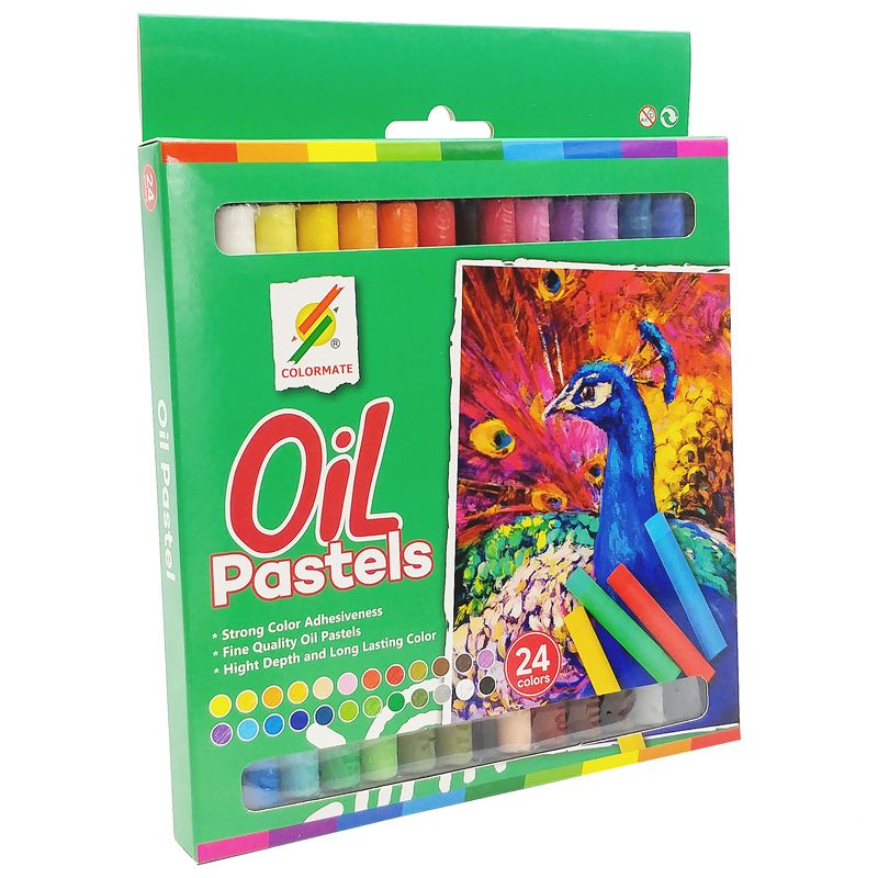 Hộp sáp màu dầu 24 cây (oil pastels)-Colormate