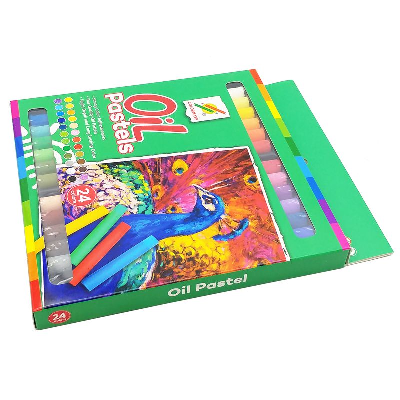 Hộp sáp màu dầu 24 cây (oil pastels)-Colormate