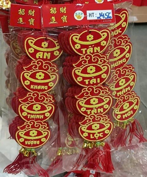 Dây treo thỏi vàng nỉ nhung 5cm