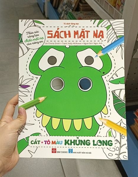 Sách mặt nạ - Cắt + tô màu