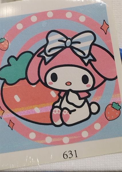 Tranh Tô Màu Số Hóa Pastel STRAWBERRY 20cm