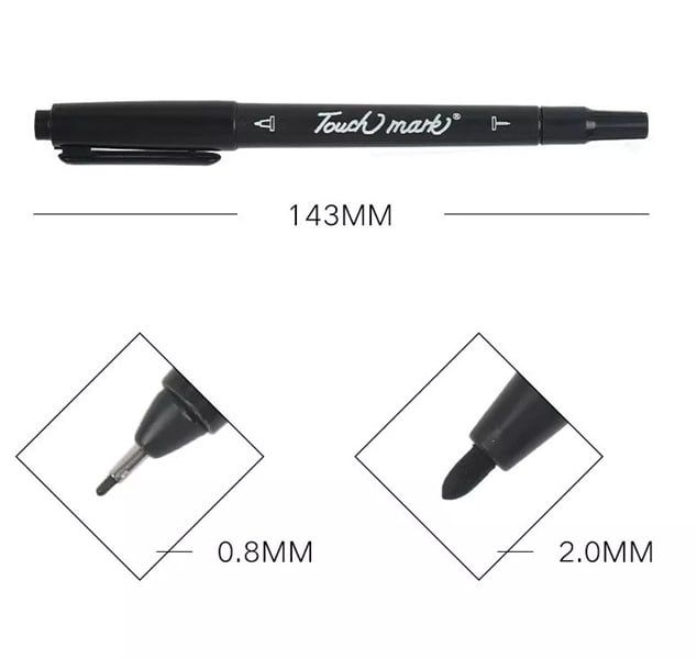 Bút 2 đầu 0,8mm/2mm