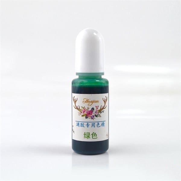 Màu pha resin xanh lá cây