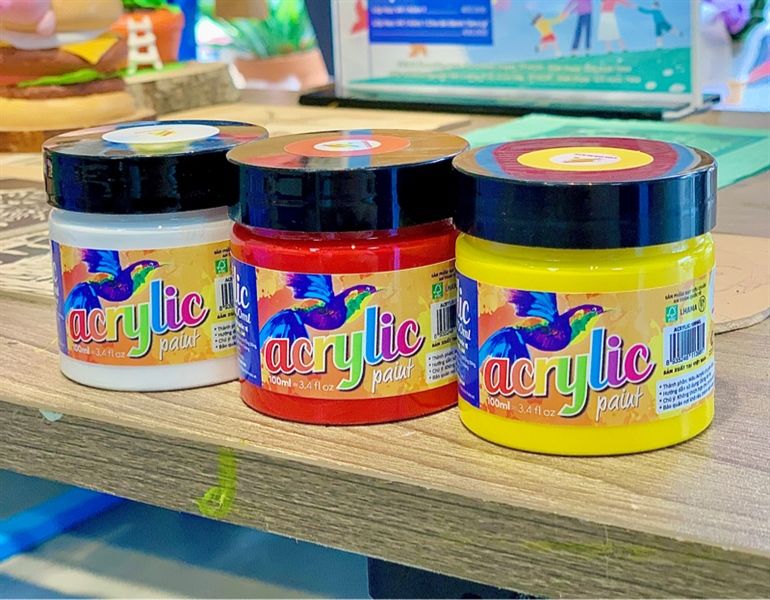 Chai màu vẽ Acrylic 100ml-Colormate
