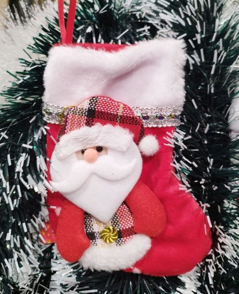 Tất trang trí noel 15cm