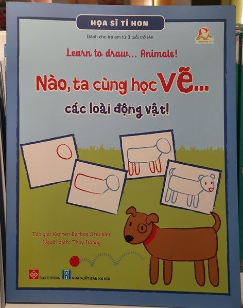 Họa sĩ tí hon - Learn to draw... Animals! - Nào, ta cùng học vẽ… các loài động vật! -59N_Pet