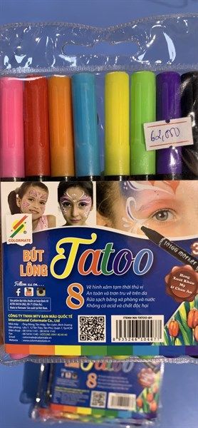 Bộ 8 cây bút lông Tatoo