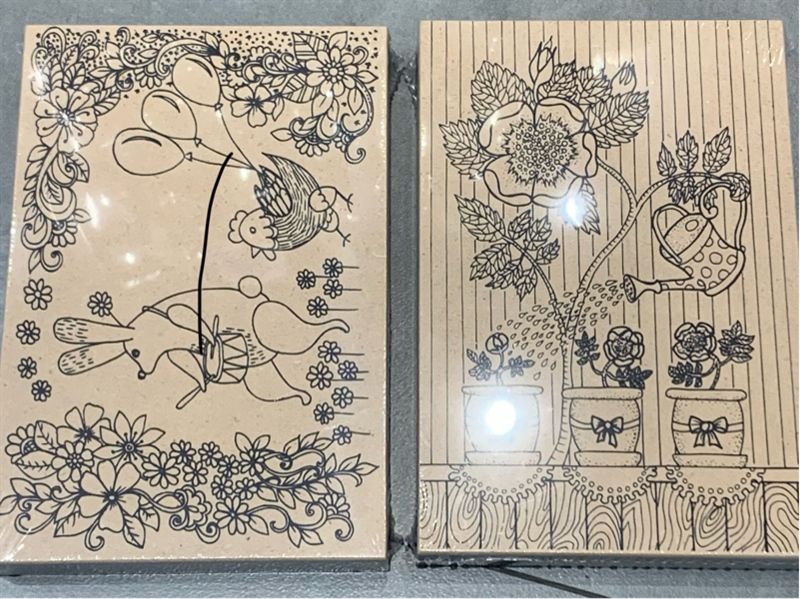 Canvas gỗ tô màu 6x9 inch