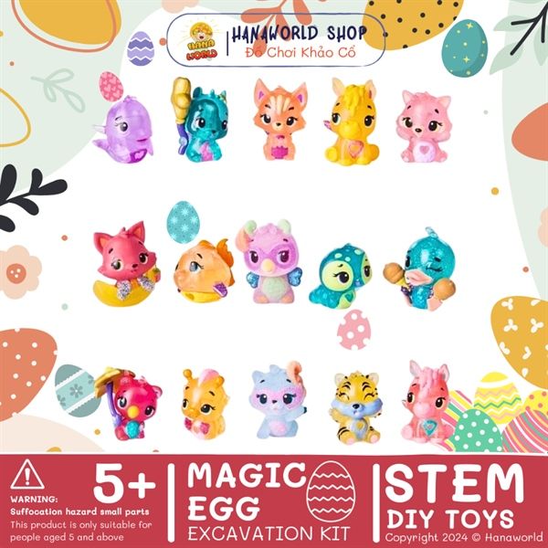 ĐỒ CHƠI KHẢO CỔ HATCHIMALS LỚN
