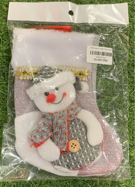 Tất trang trí noel 15cm