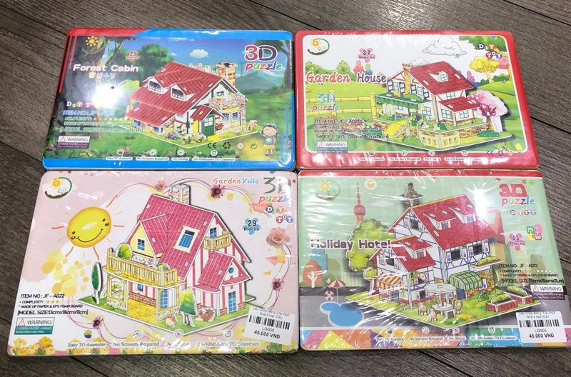 Lắp Ghép Bằng Xốp Ngôi Nhà 5 loại