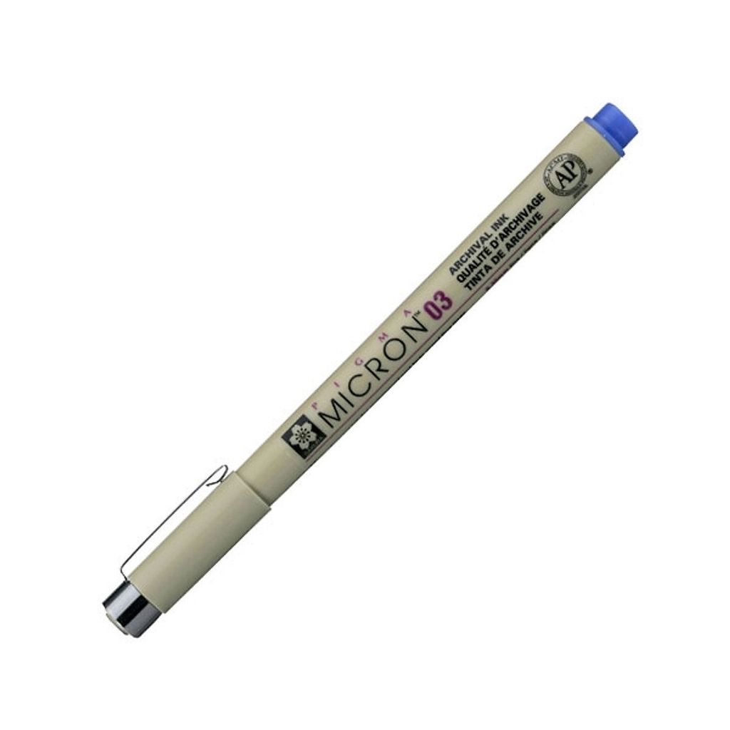 Bút kim vẽ kỹ thuật Pigma Micron 03 Màu Xanh Dương