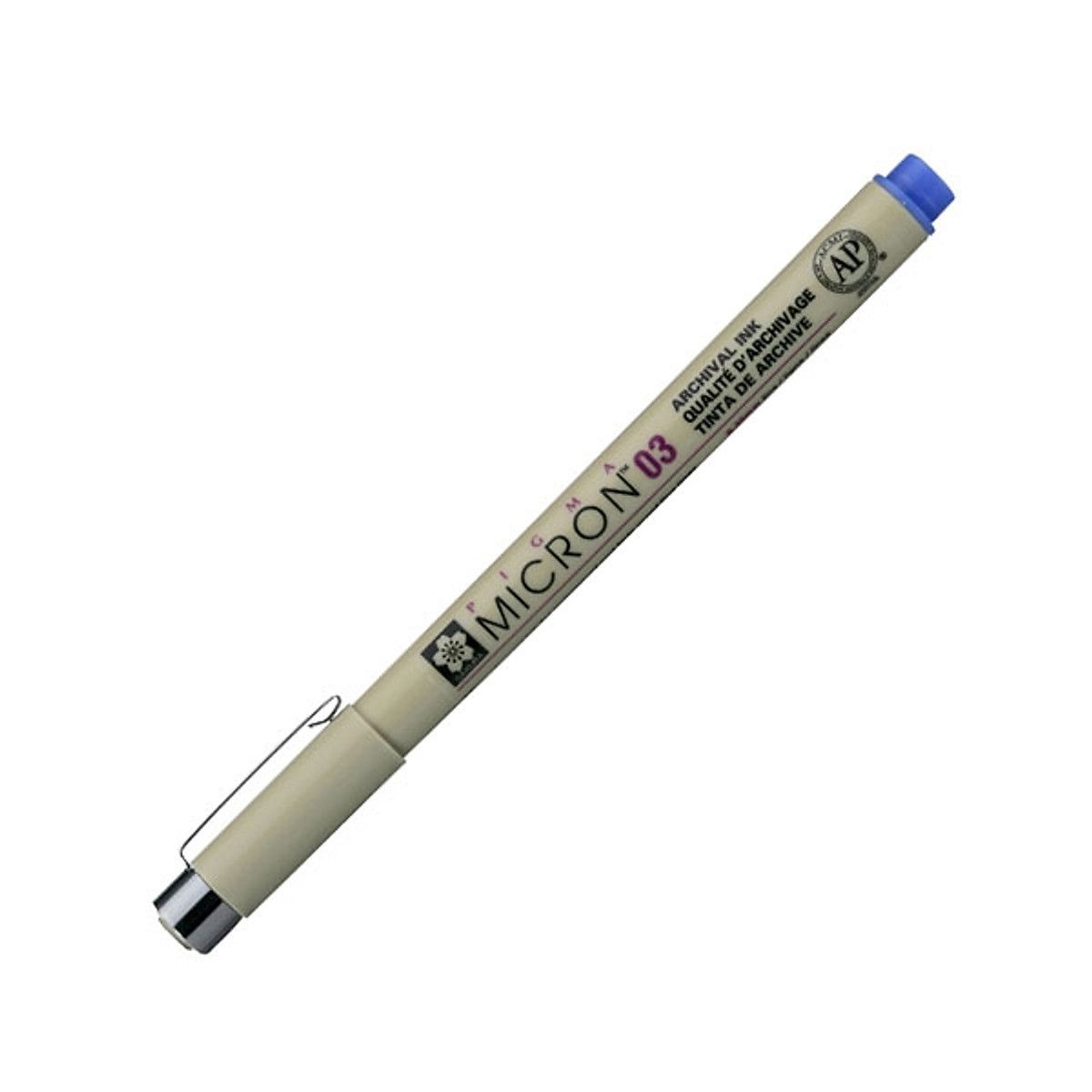 Bút kim vẽ kỹ thuật Pigma Micron 03 Màu Xanh Dương