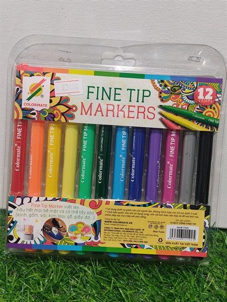 Bộ 12 Bút Lông Fine Tip Marker