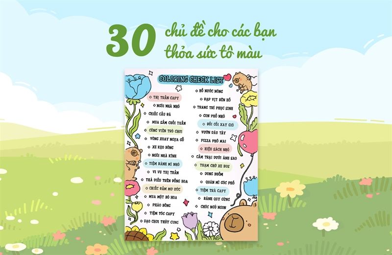 Bộ Tô Màu Chủ Đề