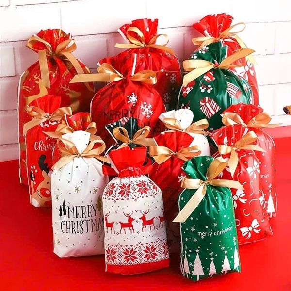 Túi giấy nhựa đựng quà Noel 15x23
