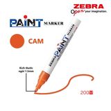  Viết sơn Zebra Paint Marker - Màu Cam 1.5mm 