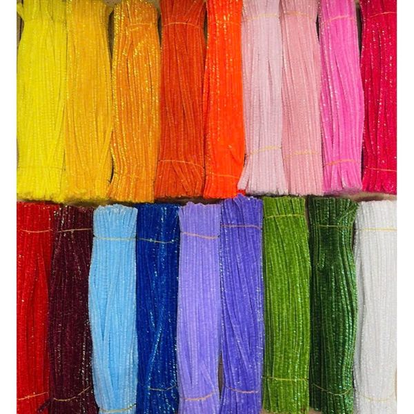 Kẽm nhung màu mix kim tuyến