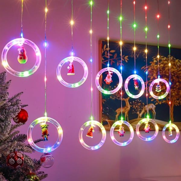 Đèn Led Dây Tròn Noel - Màu 3M Pin Remote