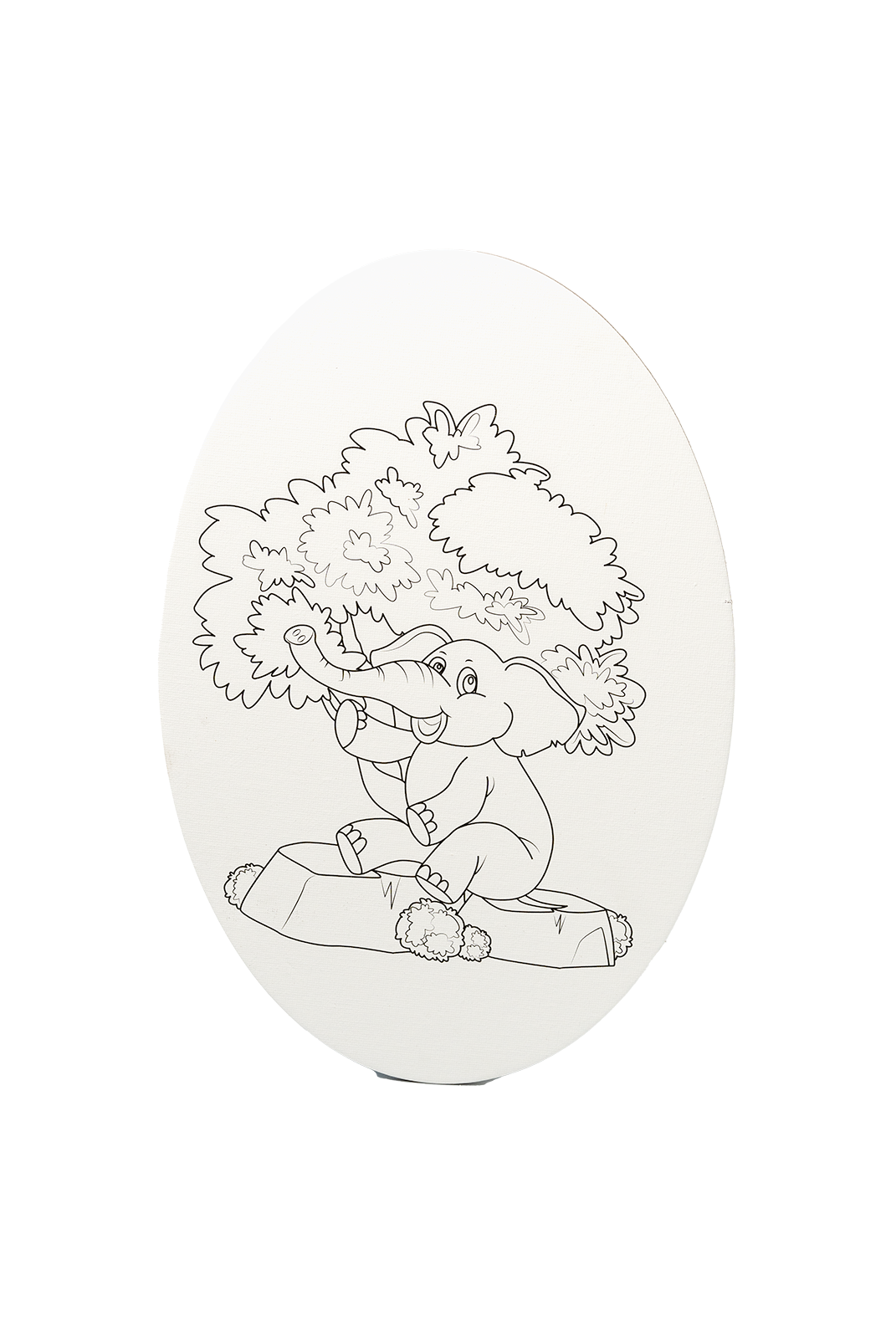 Bảng canvas in oval 20x30cm-Colormate