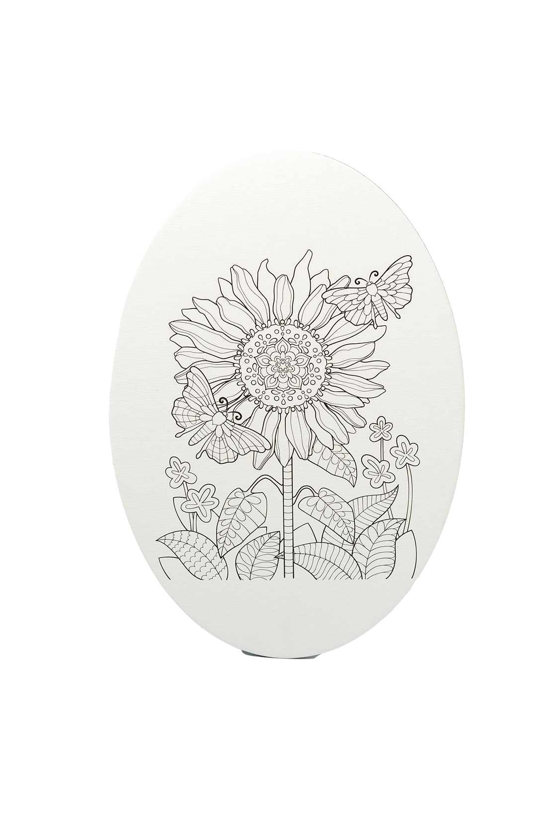 Bảng canvas in oval 20x30cm-Colormate