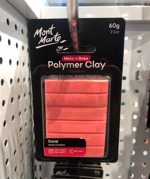 Đất Sét Polymer MM Make n Bake 60g - Coral