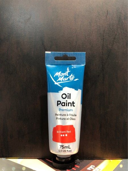 MM Oil Paint 75ml - Brilliant Red